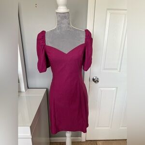 Elegant Magenta Dress